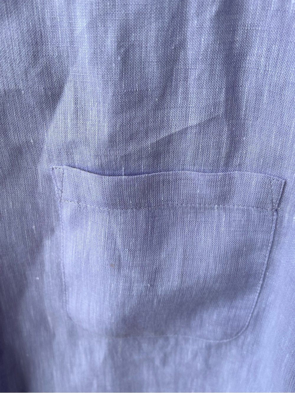 J Jill Love Linen Oversized Button Down Shirt Size MediumLavender - Picture 7 of 16